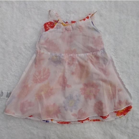 2 Baby Girl Dresses - Floral & India Palace Print - Picture 7 of 15